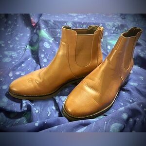 Cole Haan Tan Leather Ankle Boots